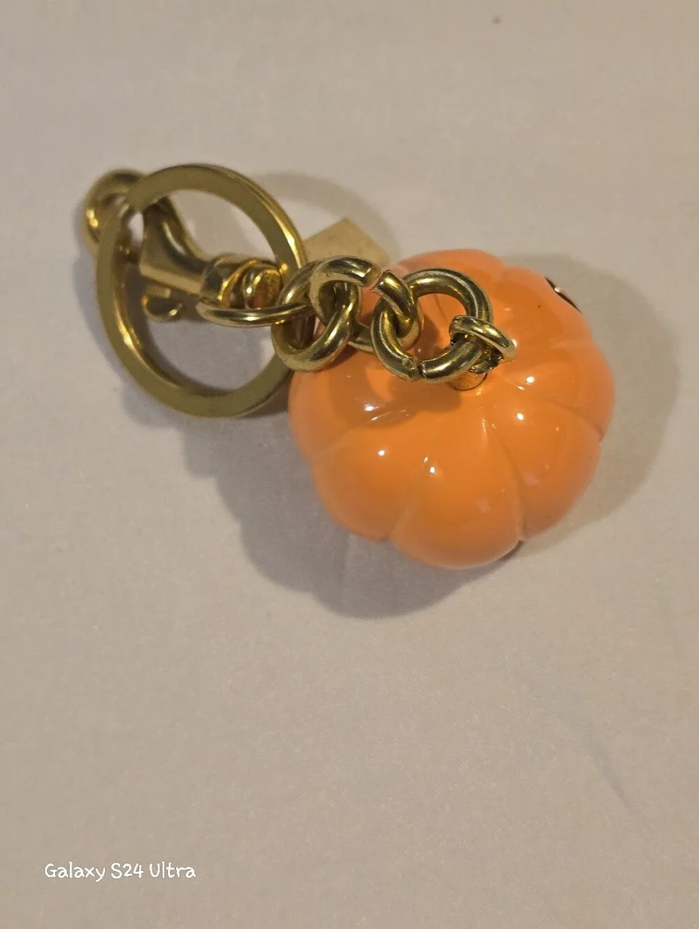 Jack-o'-Lantern Pumpkin Bag Charm/ Keychain NEW